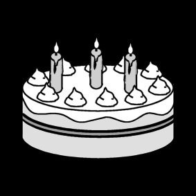 anniversaire / gâteau d' anniversaire